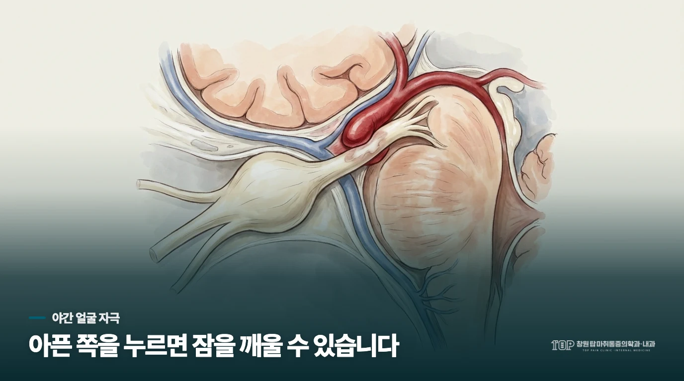 아픈 쪽을 베개에 대면 잠이 깨는 이유
