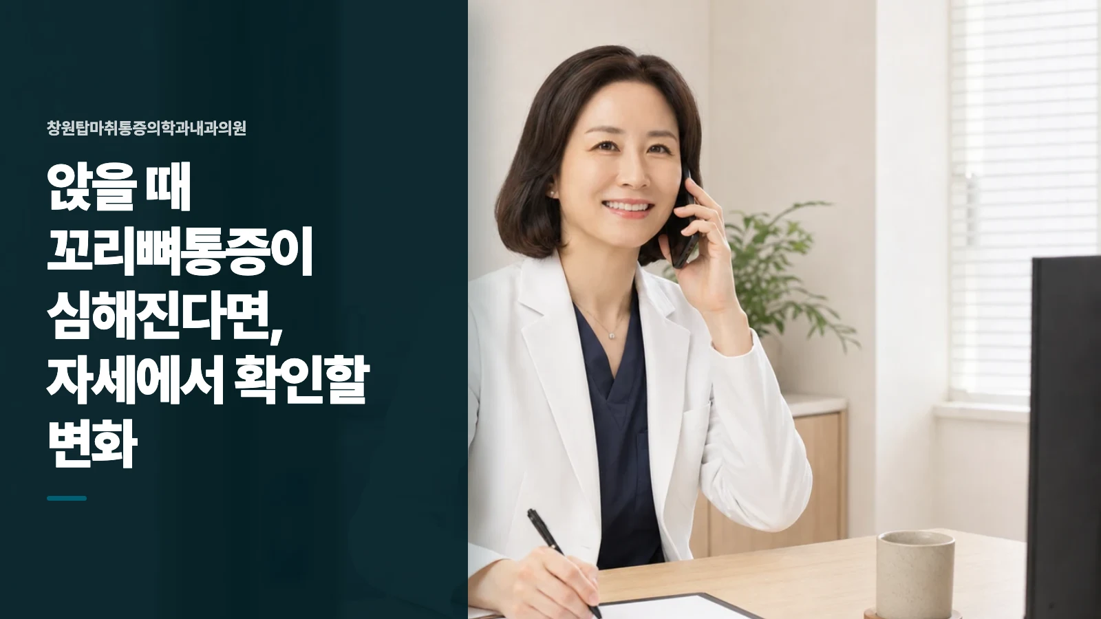 앉을 때 꼬리뼈통증이 심해진다면, 자세에서 확인할 변화