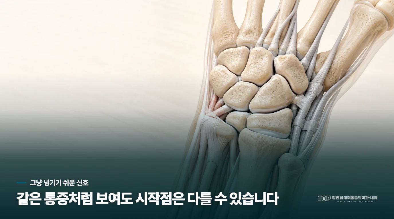 양방 의료기관의 비시술 일반 상담 장면